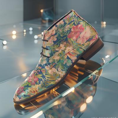Botanical Dream High Lureaux - Handgemaakte Nette Schoenen Voor Heren