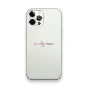 kwetsbaar: iPhone 12 Pro Max Transparant Hoesje