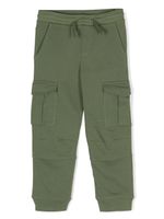 Stella McCartney Kids pantalon de jogging en coton à poches cargo - Vert