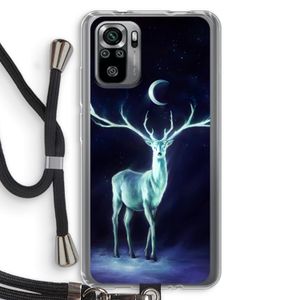 Nightbringer: Xiaomi Redmi Note 10S Transparant Hoesje met koord