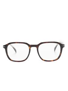 Eyewear by David Beckham DB 1084 square-frame glasses - Marron