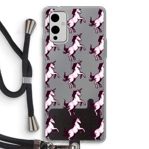 Musketon Unicorn: OnePlus 9 Transparant Hoesje met koord