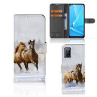 OPPO A72 | OPPO A52 | Telefoonhoesje | Met pasjeshouder | Paarden