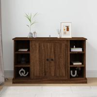 Dressoir 100x35,5x60 cm bewerkt hout bruin eikenkleur