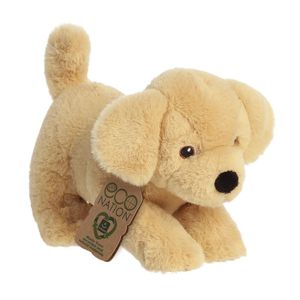 Pluche dieren knuffels labrador hond van 21 cm