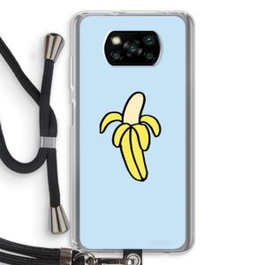 Banana: Xiaomi Poco X3 NFC Transparant Hoesje met koord