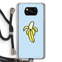 Banana: Xiaomi Poco X3 NFC Transparant Hoesje met koord