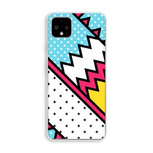 Pop Art #2: Pixel 4 XL Transparant Hoesje