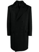 Lanvin manteau à boutonnière croisée - Noir