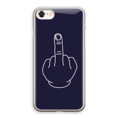 F**k U: iPhone 8 Transparant Hoesje