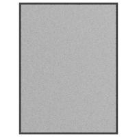 Deurmat 90x120 cm grijs