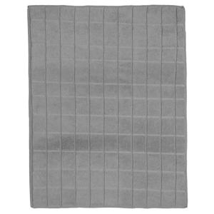 5Five Afwas afdruipmat keuken - absorberend- microvezel - grijs stip- 38 x 50 cm - Afdruiprekken