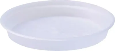 Elho green basics schotel 14 cm transparant