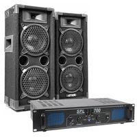 MAX Complete 700W Speakerset MAX26 met Versterker - thumbnail