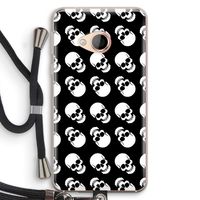 Musketon Skulls: HTC U Play Transparant Hoesje met koord