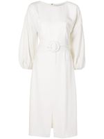 Sachin & Babi robe-chemise Annie à taille ceinturée - Blanc