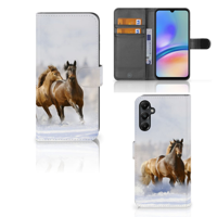 Samsung Galaxy A05s Telefoonhoesje met Pasjes Paarden