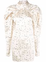 ROTATE BIRGER CHRISTENSEN robe Kim à manches bouffantes - Tons neutres ROTATE BIRGER CHRISTENSEN robe Kim à manches bouffantes - Tons neutres