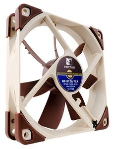 Noctua NF-S12A FLX Computer behuizing Ventilator 12 cm Beige, Bruin