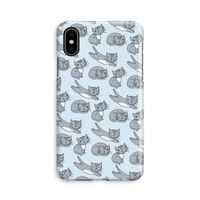 Poezen: iPhone X Volledig Geprint Hoesje