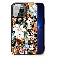 Bloemen Hoesje voor iPhone 13 Pro Dark Flowers - thumbnail