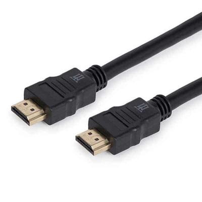 HDMI-Kabel Maillon Technologique 4K Ultra HD Mannelijk/Mannelijk Zwart Afmeting 3 m