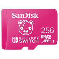 Sandisk MicroSDXC Extreme Gaming 256GB Nintendo Licensed Fortnite Cuddle Team - thumbnail
