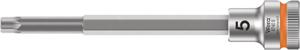 Wera 8740 B Zyklop bit-dop met 3/8"-aandrijving, met extra slanke profielzone, 5 x 107 mm - 05003051001