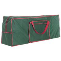 Kerstboom opbergzak/opbergtas - groen/rood - 50 x 30 x 125 cm - Polypropyleen