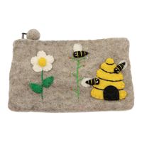Vilten Potlood- Pennentasje Bijen - thumbnail