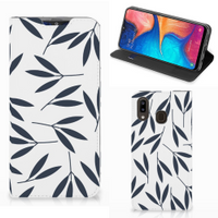 Samsung Galaxy A30 Smart Cover Leaves Blue - thumbnail