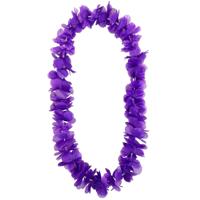 Hawaii krans - paars - stof - hawaikransen - 1 meter - tropisch - hawaii slinger