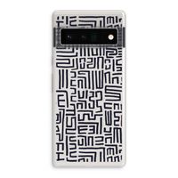 Moroccan Print: Google Pixel 6 Pro Transparant Hoesje