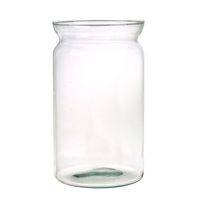 Bloemenvaas Magica - helder transparant glas - D12 x H21 cm   - - thumbnail