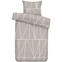 2e Halve Prijs Leen Bakker - Dekbedovertrek Toronto - 140x220 Cm - Polyester - Beige