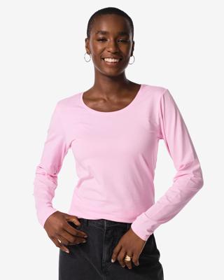 HEMA Dames basic t-shirt lila (lila)