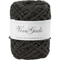 Vivi Gade Natuurlijk hennep, dikte 1-2 mm, zwart, 30 m/ 1 rol