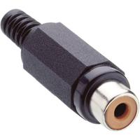 Lumberg XKTO 1-BK Cinch-connector Bus, recht Aantal polen: 2 Zwart 1 stuk(s)