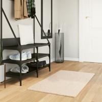 VidaXL Vloerkleed huarte laagpolig zacht wasbaar 60x110 cm beige