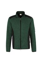Hakro 836 Knitted fleece jacket Dawson - Mottled Fir - 3XL