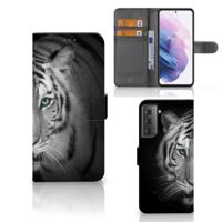 Samsung Galaxy S21 Plus | Telefoonhoesje | Met pasjeshouder | Tijger