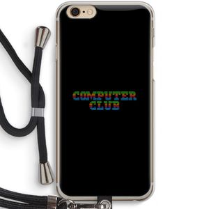 Retro: iPhone 6 / 6S Transparant Hoesje met koord