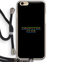 Retro: iPhone 6 / 6S Transparant Hoesje met koord