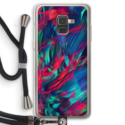 Pilgrims Of The Sea: Samsung Galaxy A8 (2018) Transparant Hoesje met koord