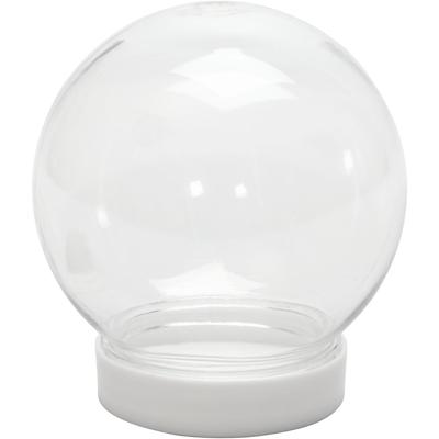 Creativ Company Sneeuwbol, h: 8,5 cm, d 8 cm, gatgrootte 4,7 cm, 1 stuk