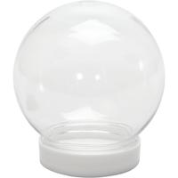 Creativ Company Sneeuwbol, h: 8,5 cm, d 8 cm, gatgrootte 4,7 cm, 1 stuk
