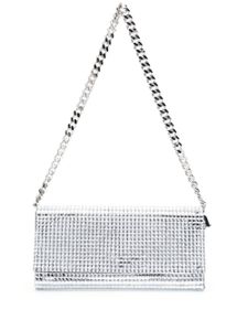 Rosantica pochette à effet métallisé - Argent