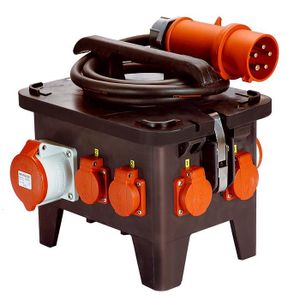 Schwabe CEE Stroomverdeler M3 2m kabel 16A/32A 4 x 230V