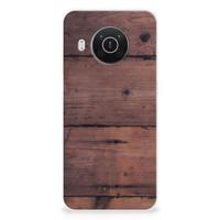 Nokia X10 | X20 | Bumper Hoesje | Old Wood