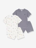 Set van 2 pyjamashorts van katoen PETIT BATEAU wit